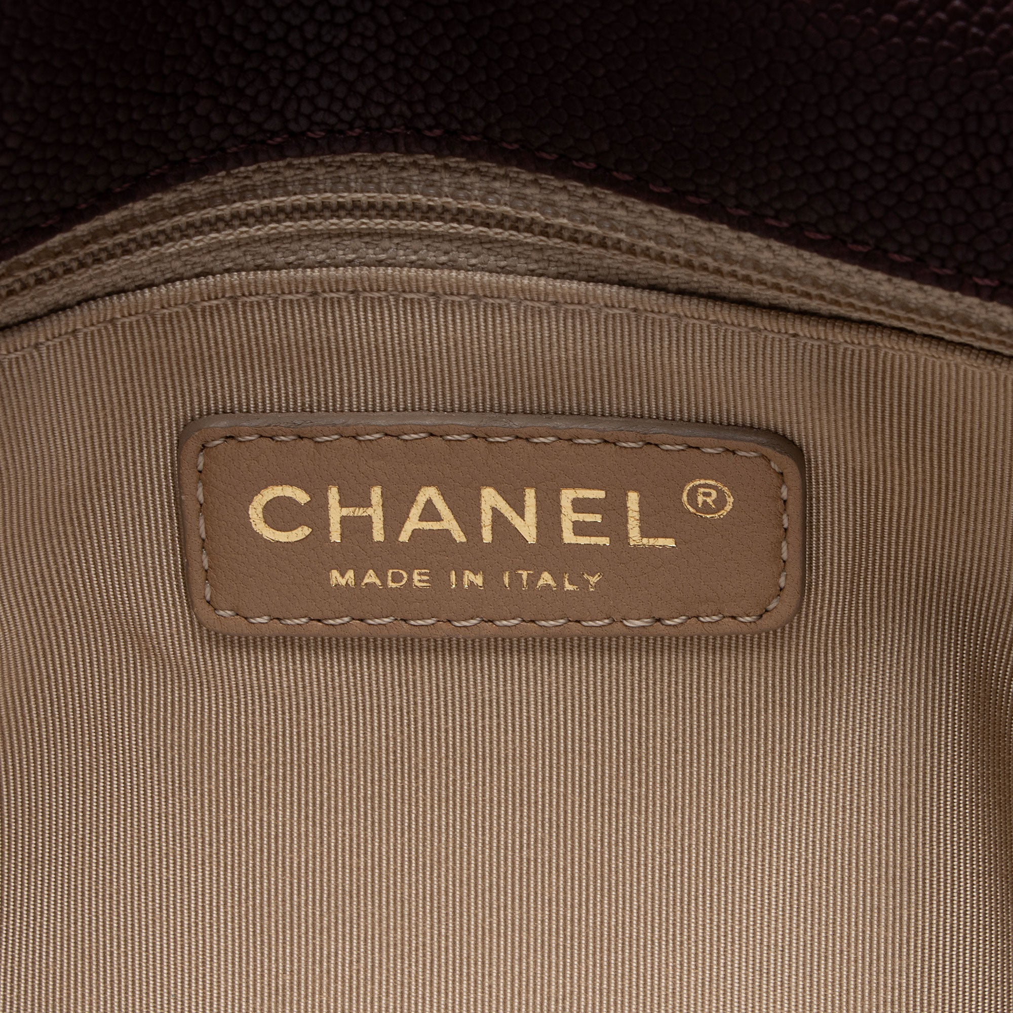 Chanel Caviar Leather Wild Stitch Flap Shoulder Bag