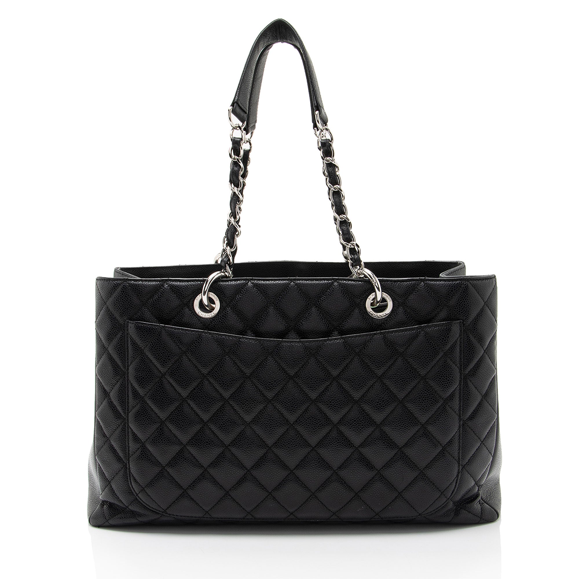 Chanel Caviar Leather XL Grand Shopping Tote (SHF-Bb5Ogy)