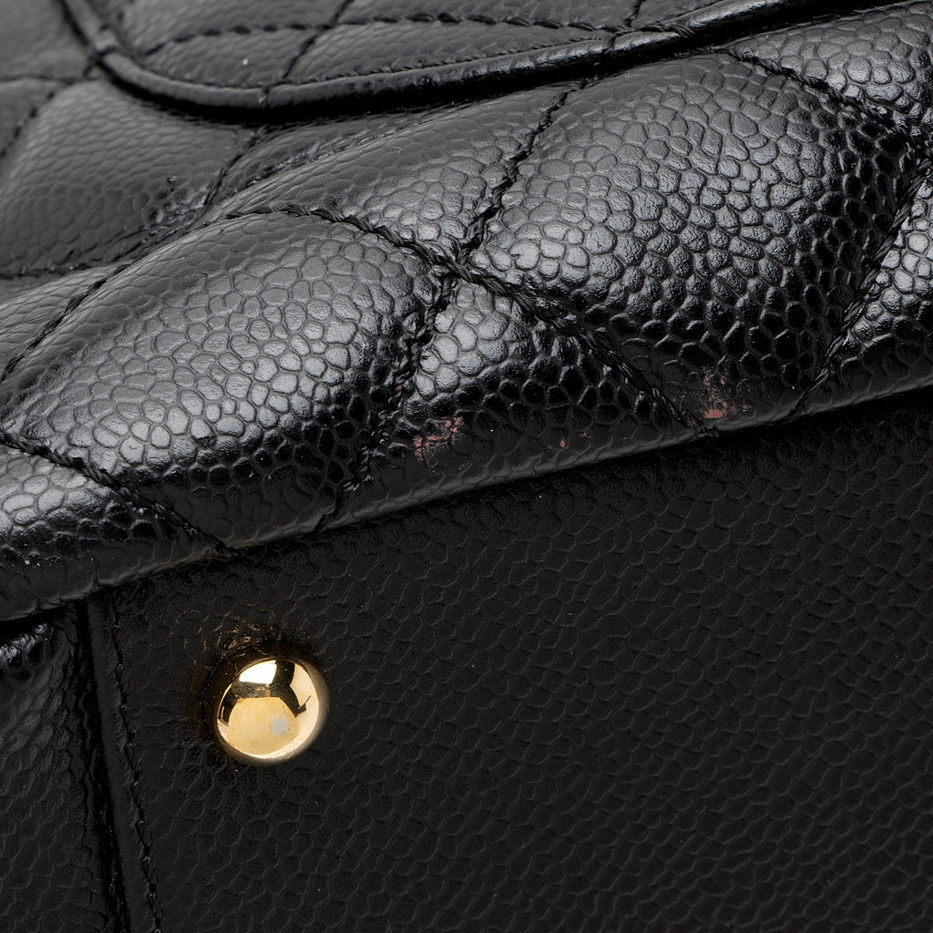 Chanel Caviar Leather XL Grand Shopping Tote