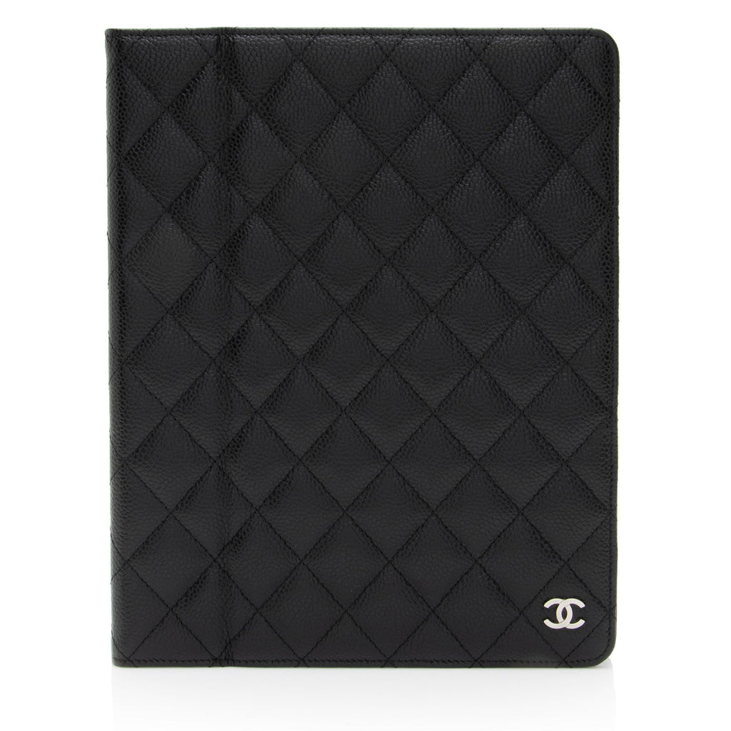 Chanel Caviar Leather iPad Case