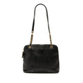 Chanel Caviar Logo Chain Shoulder Bag