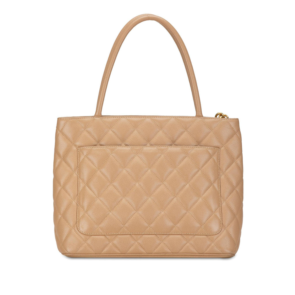Chanel Caviar Medallion Tote (SHG-ZWP57b)
