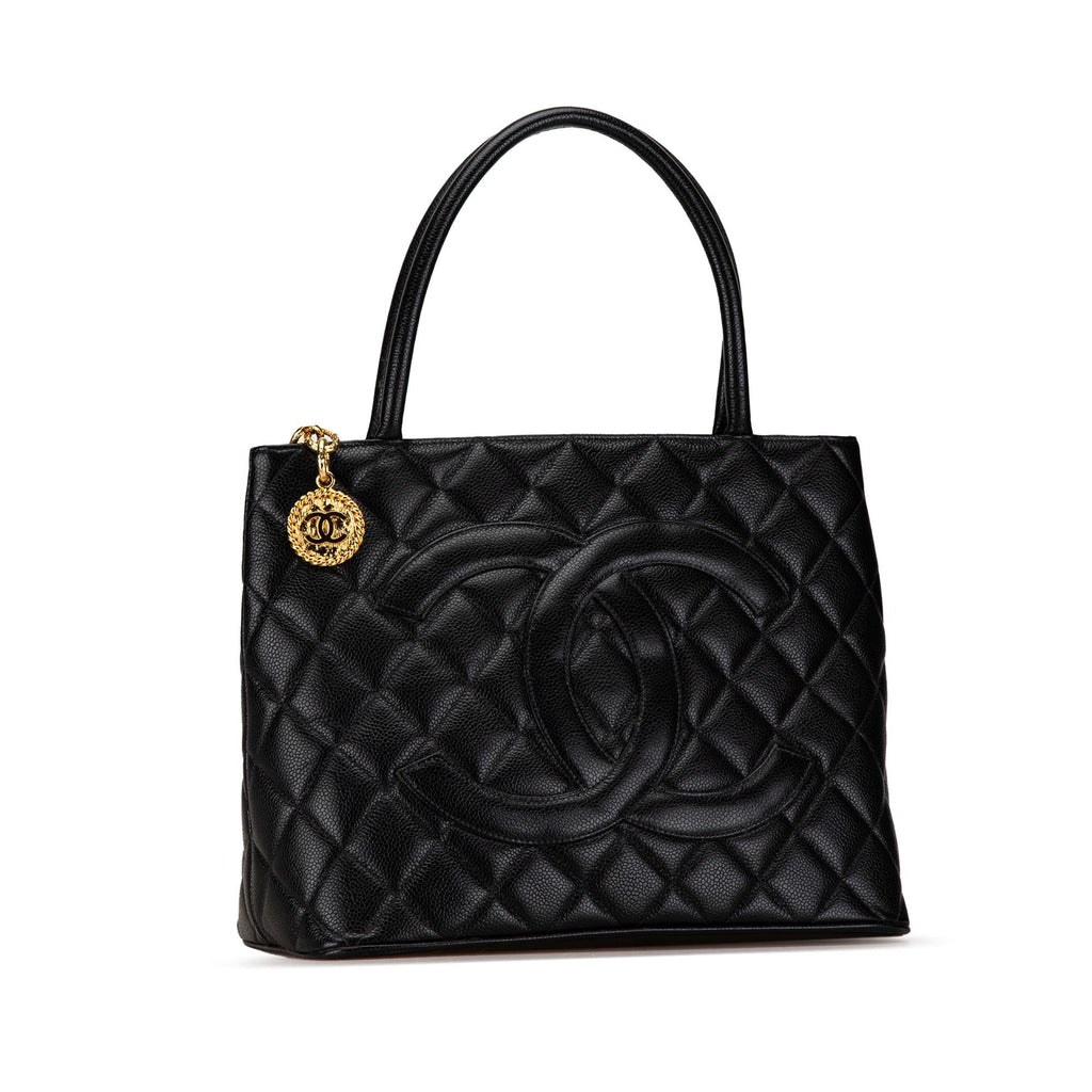 Chanel Caviar Medallion Tote (SHG-90N51p)