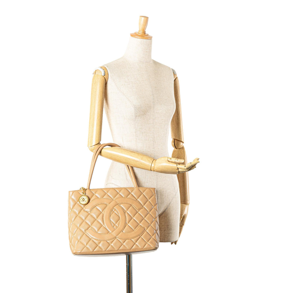 Chanel Caviar Medallion Tote