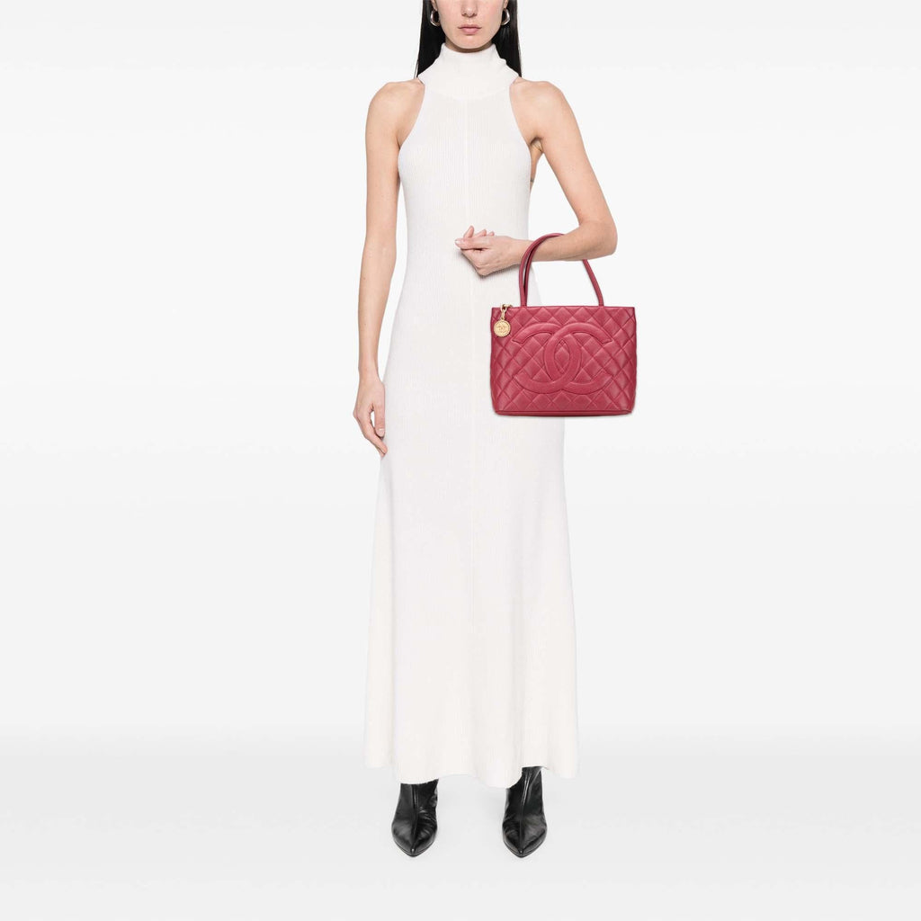 Chanel Caviar Medallion Tote