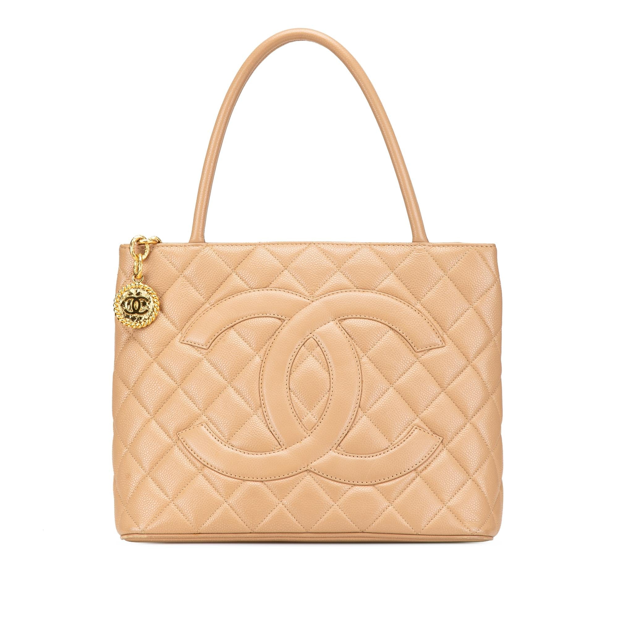 Chanel Caviar Medallion Tote