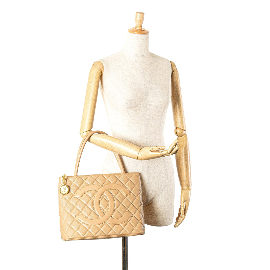 Chanel Caviar Medallion Tote