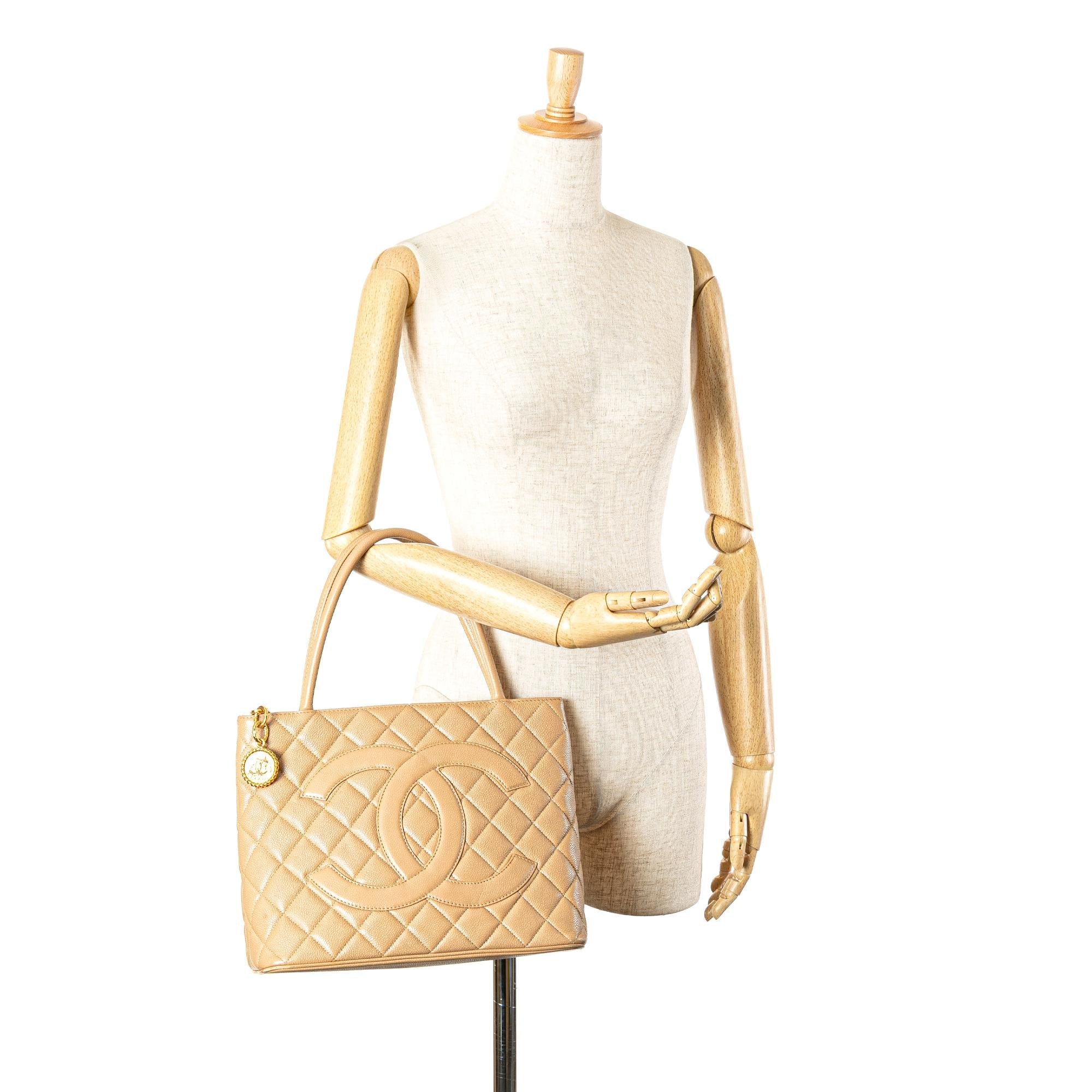 Chanel Caviar Medallion Tote