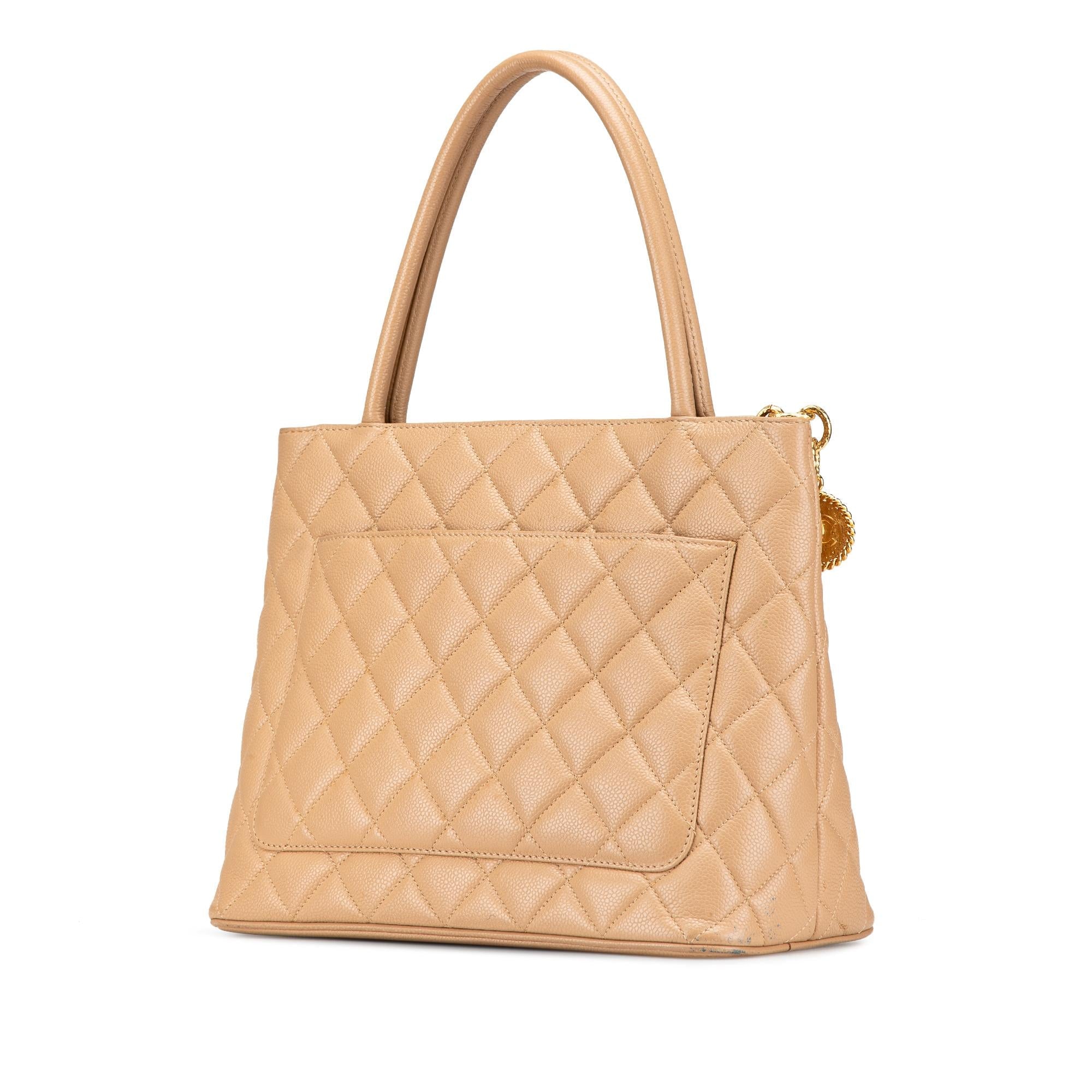 Chanel Caviar Medallion Tote