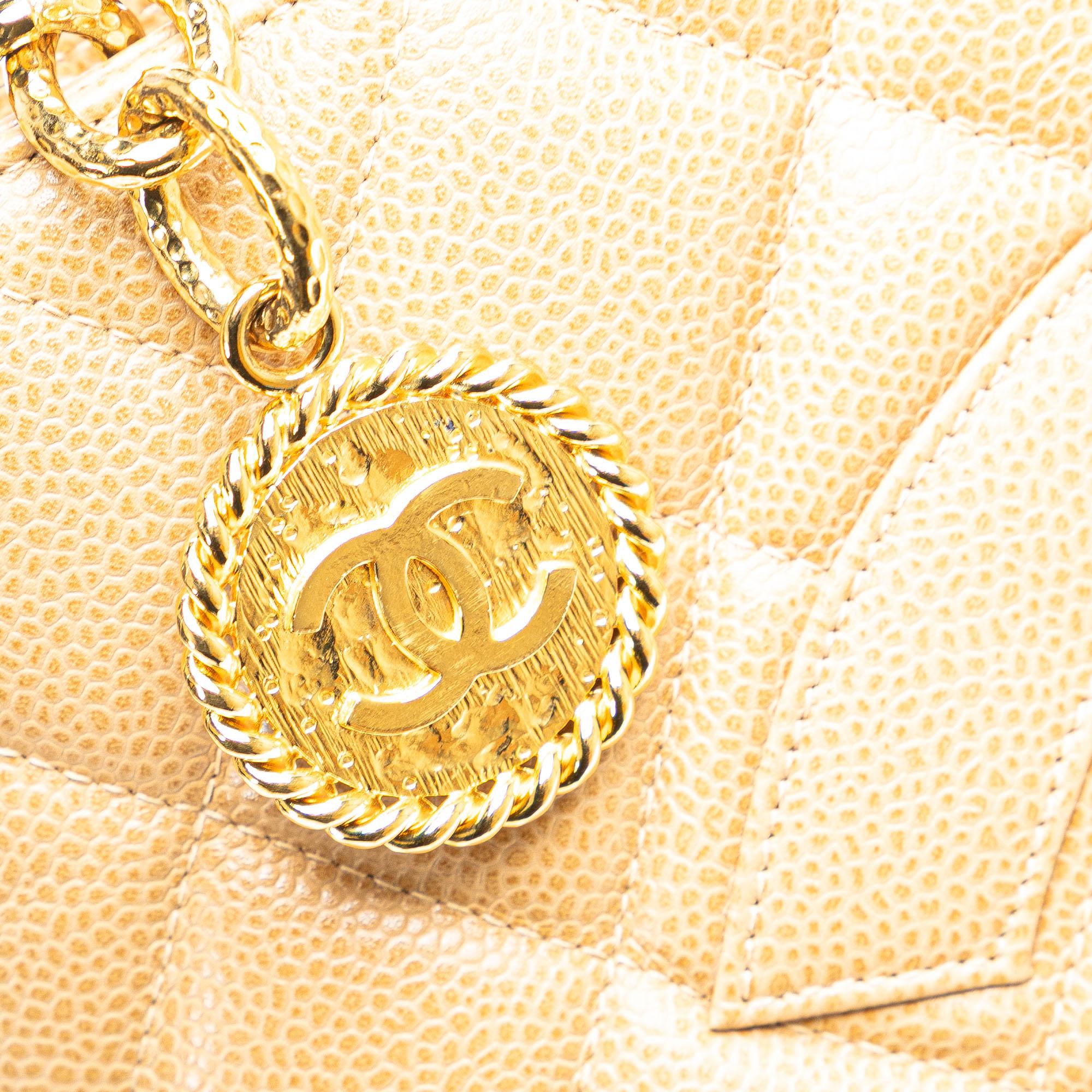 Chanel Caviar Medallion Tote