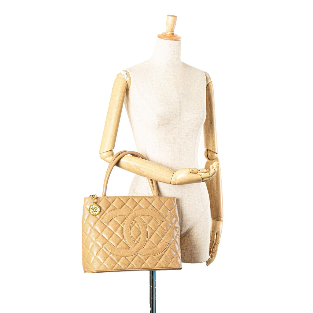 Chanel Caviar Medallion Tote