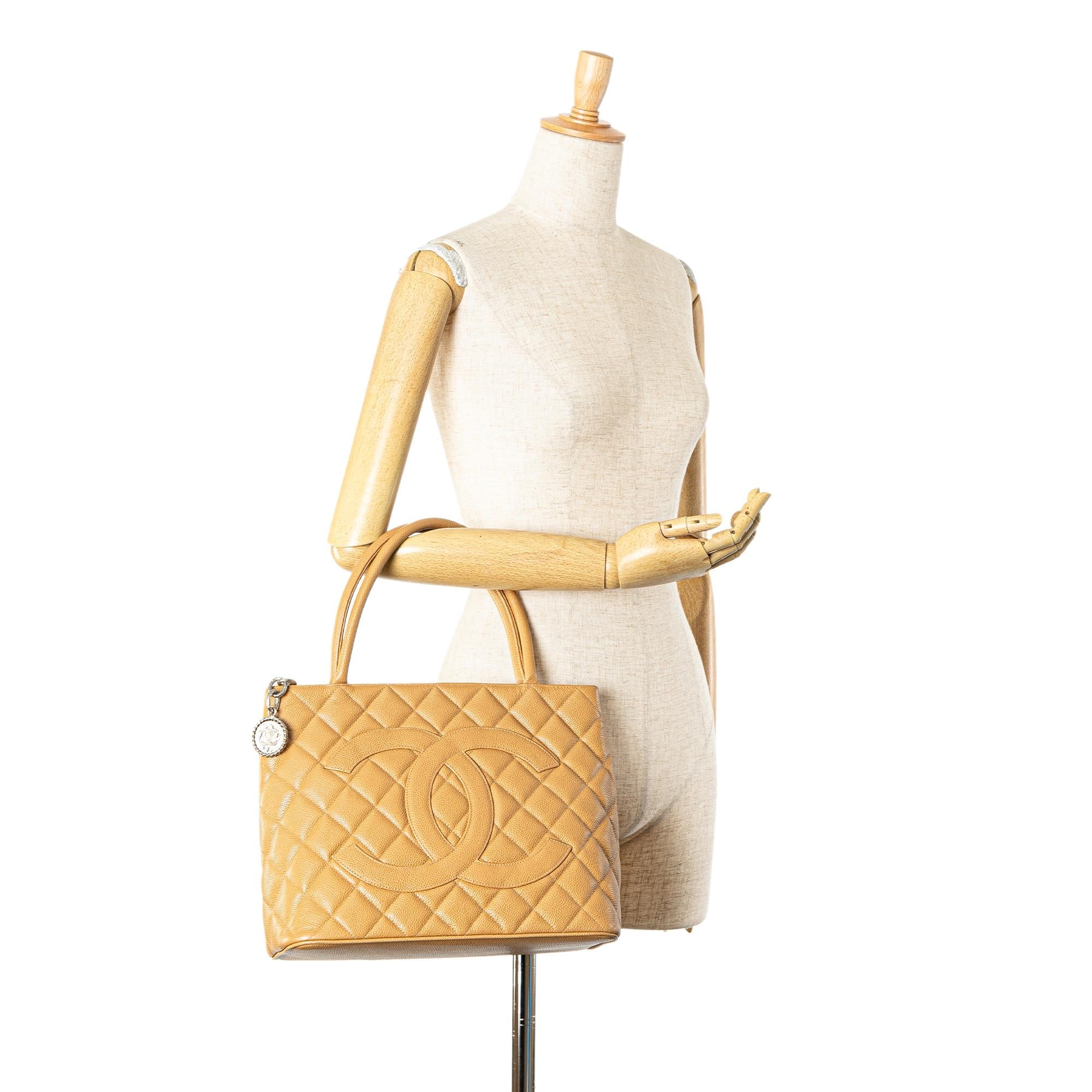 Chanel Caviar Medallion Tote