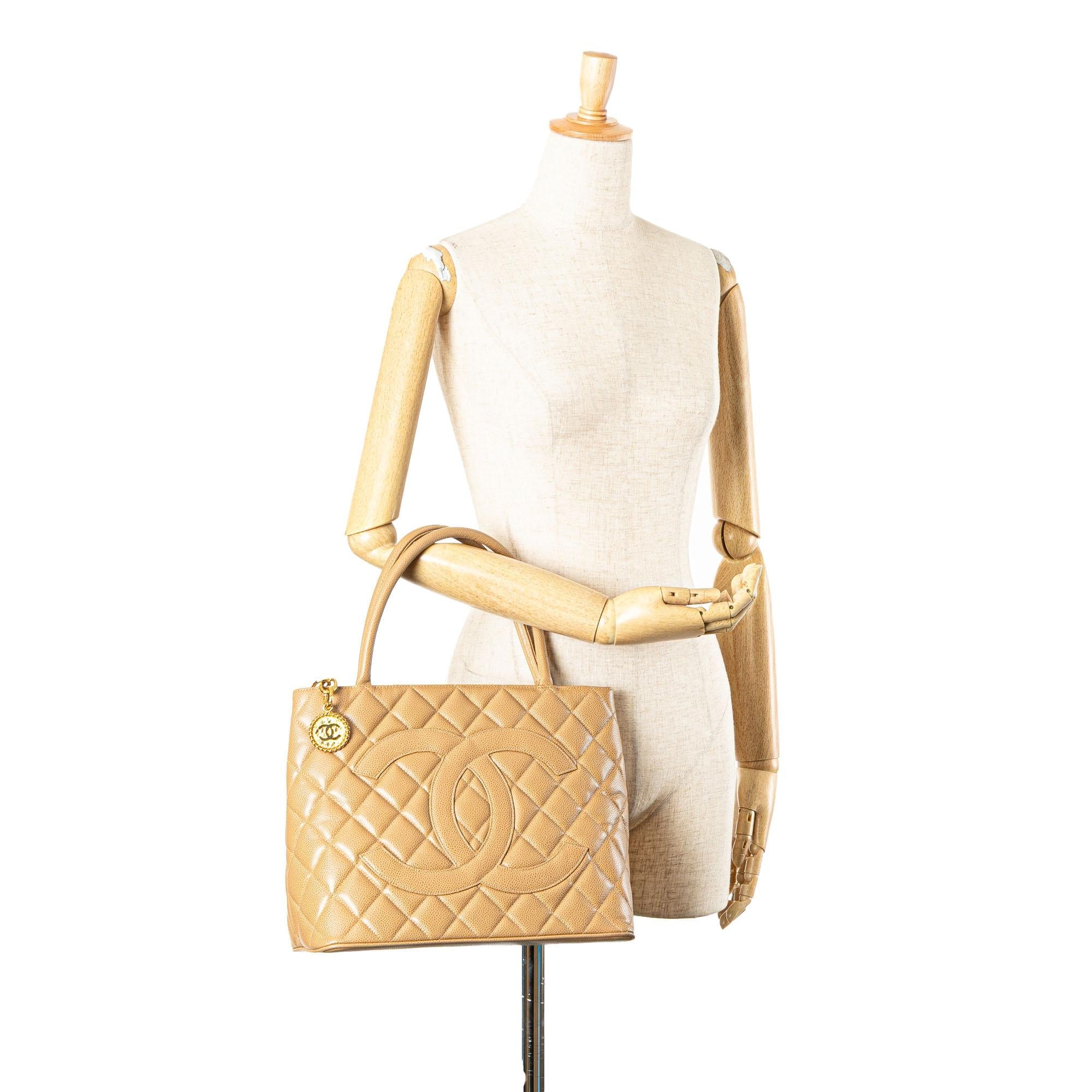 Chanel Caviar Medallion Tote