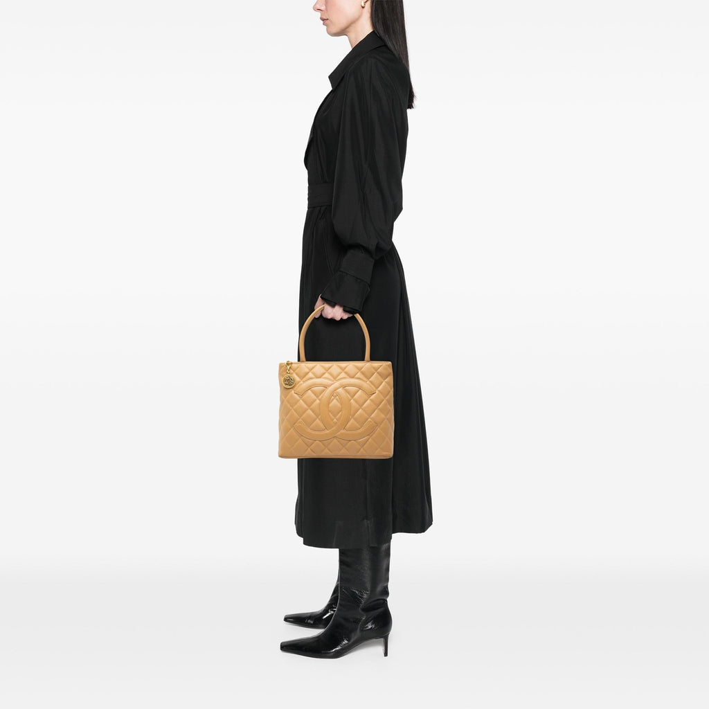 Chanel Caviar Medallion Tote