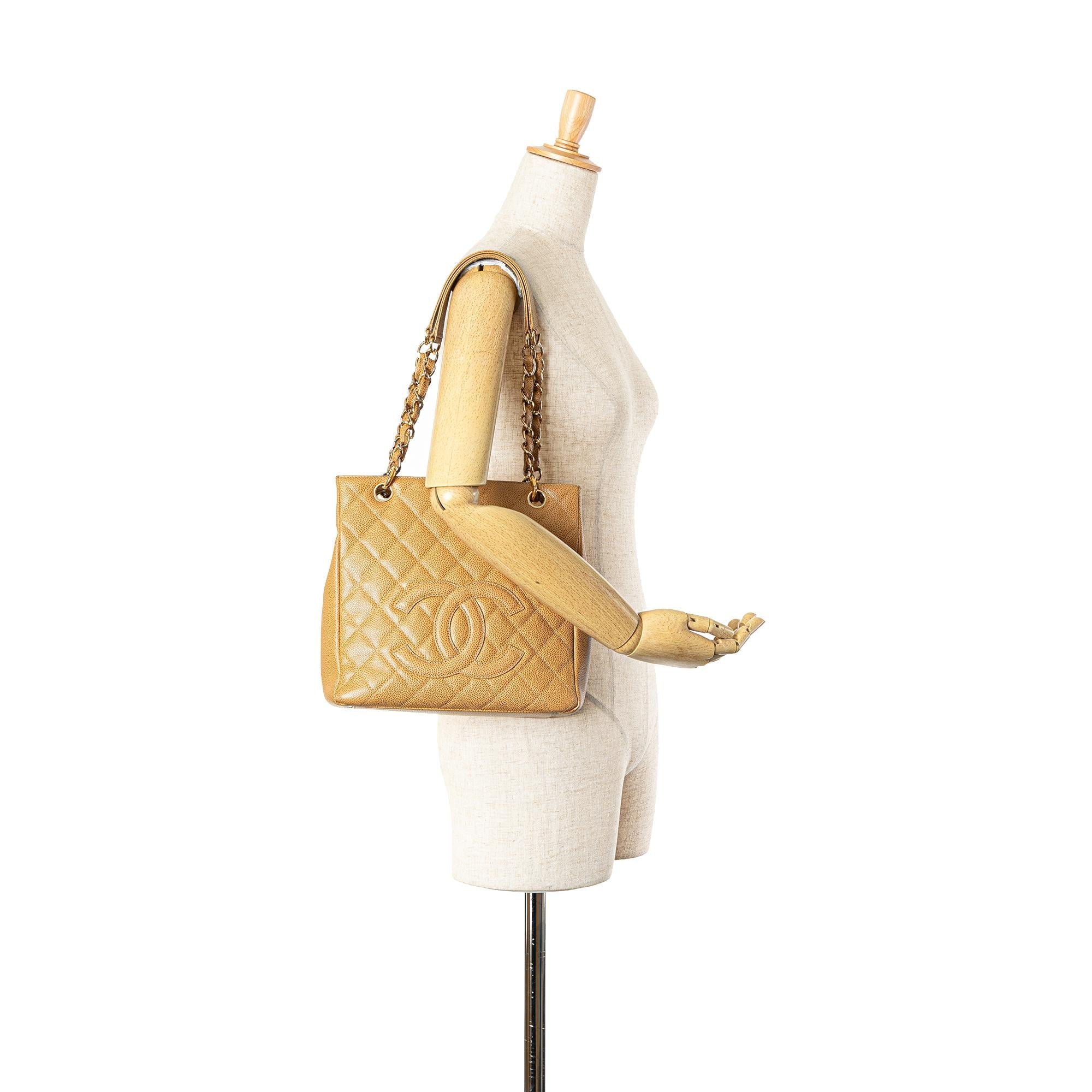 Chanel Caviar Petite Shopping Tote