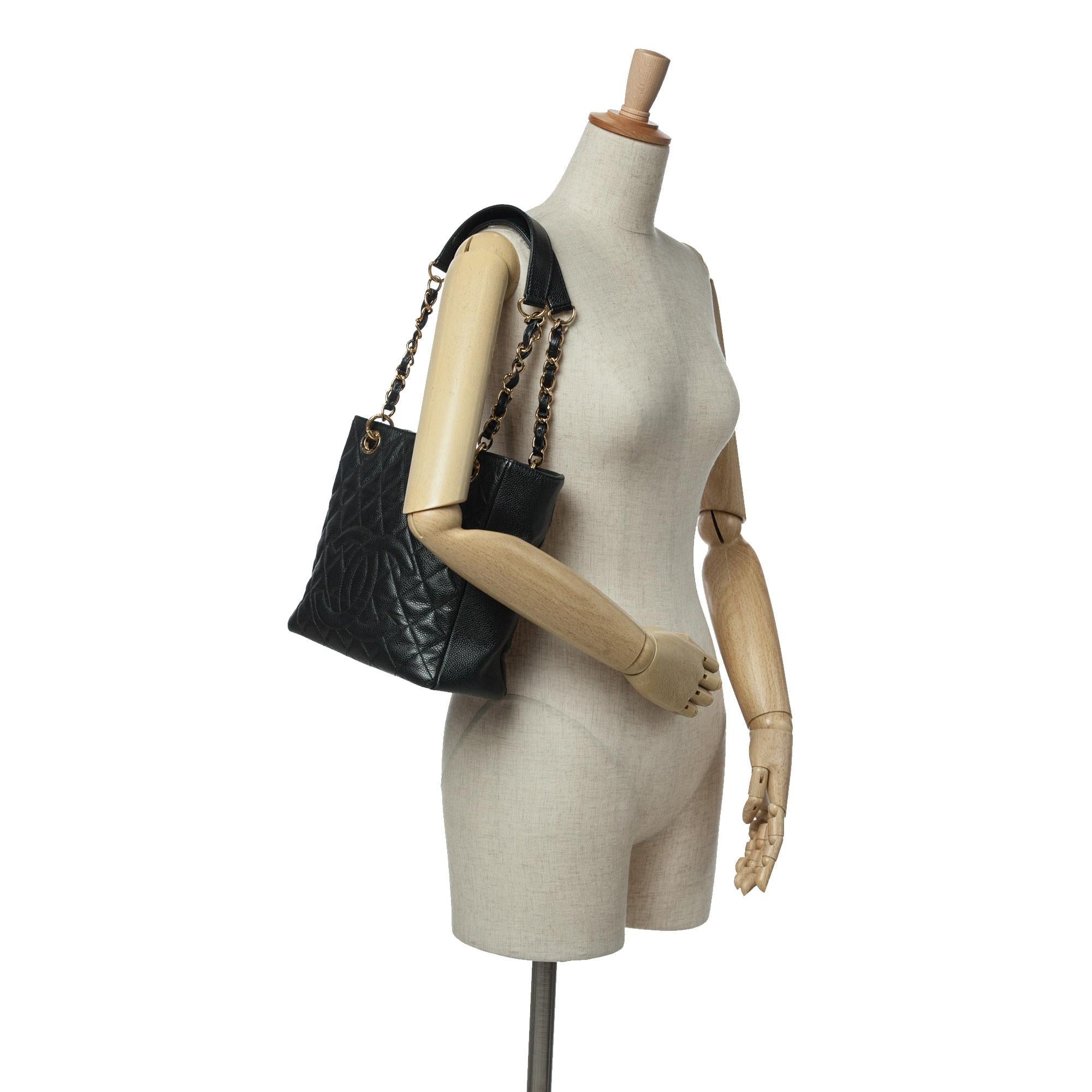 Chanel Caviar Petite Shopping Tote