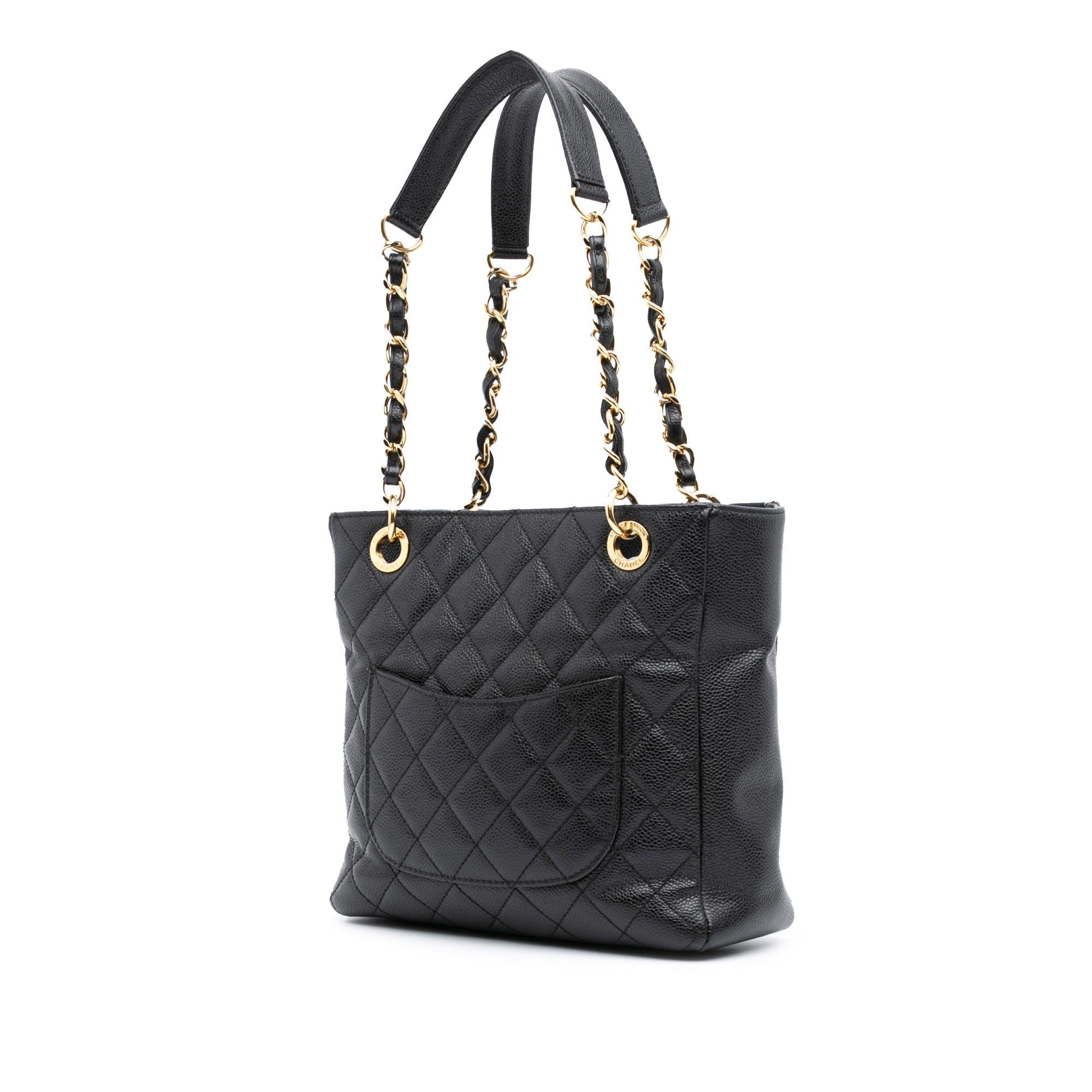 Chanel Caviar Petite Shopping Tote