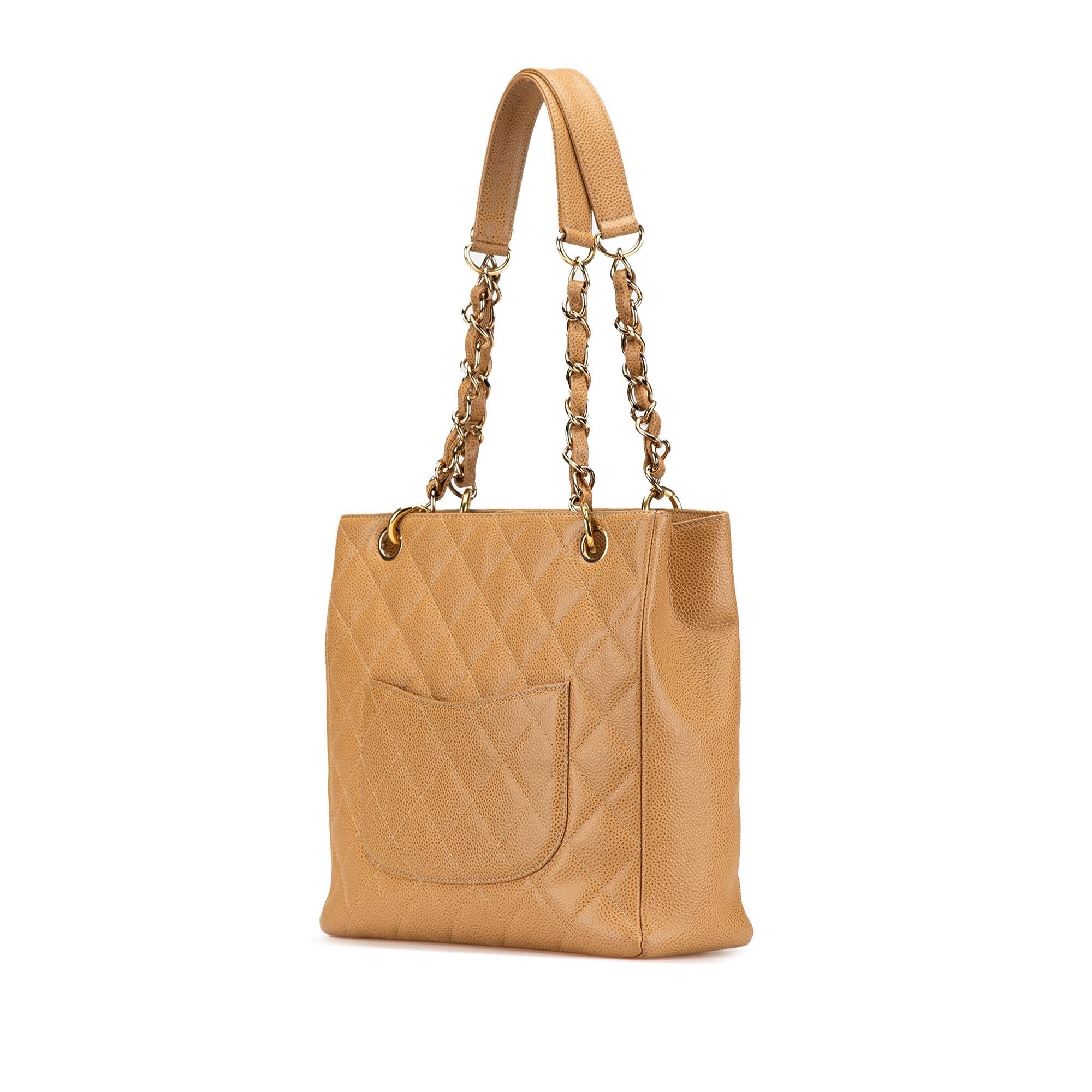Chanel Caviar Petite Shopping Tote