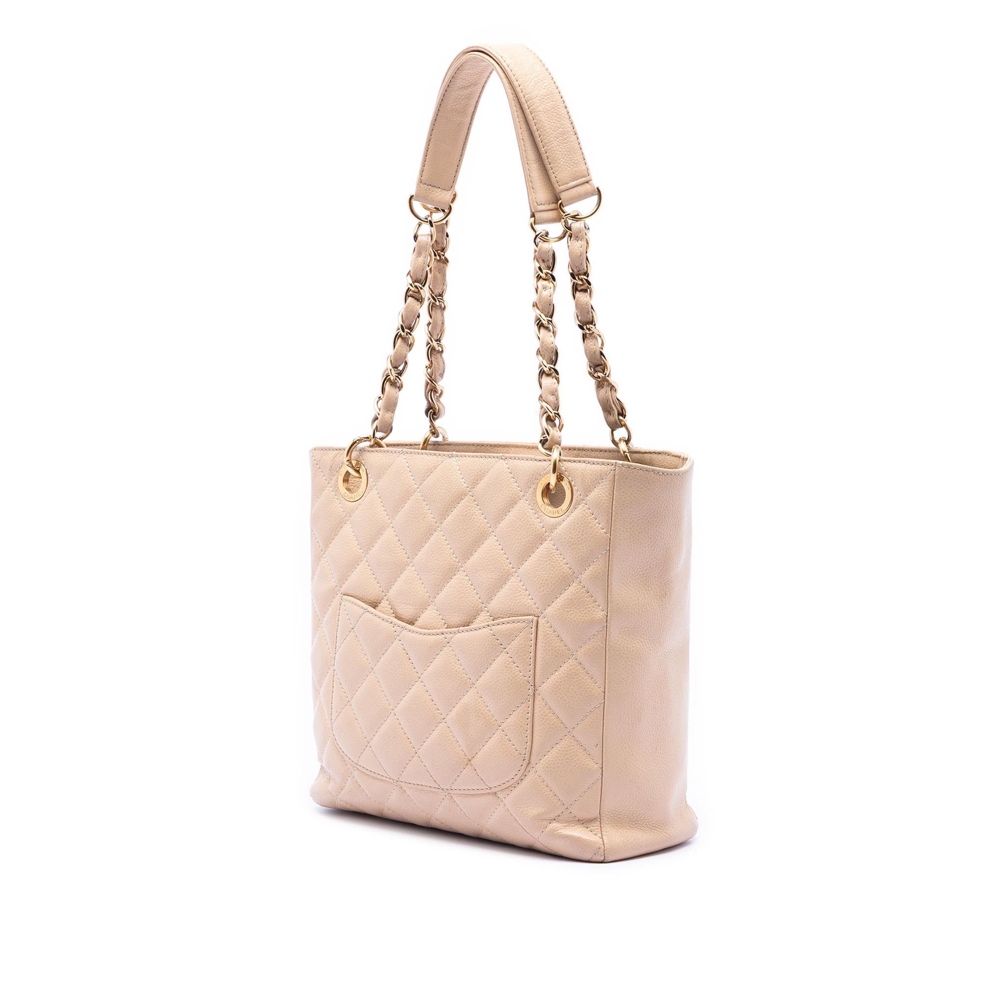 Chanel Caviar Petite Shopping Tote