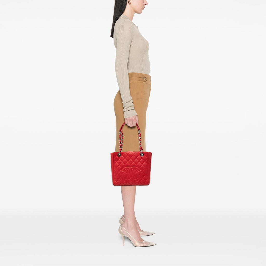 Chanel Caviar Petite Shopping Tote