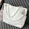 CHANEL CAVIAR QUILTED LEATHER TOTE BAG