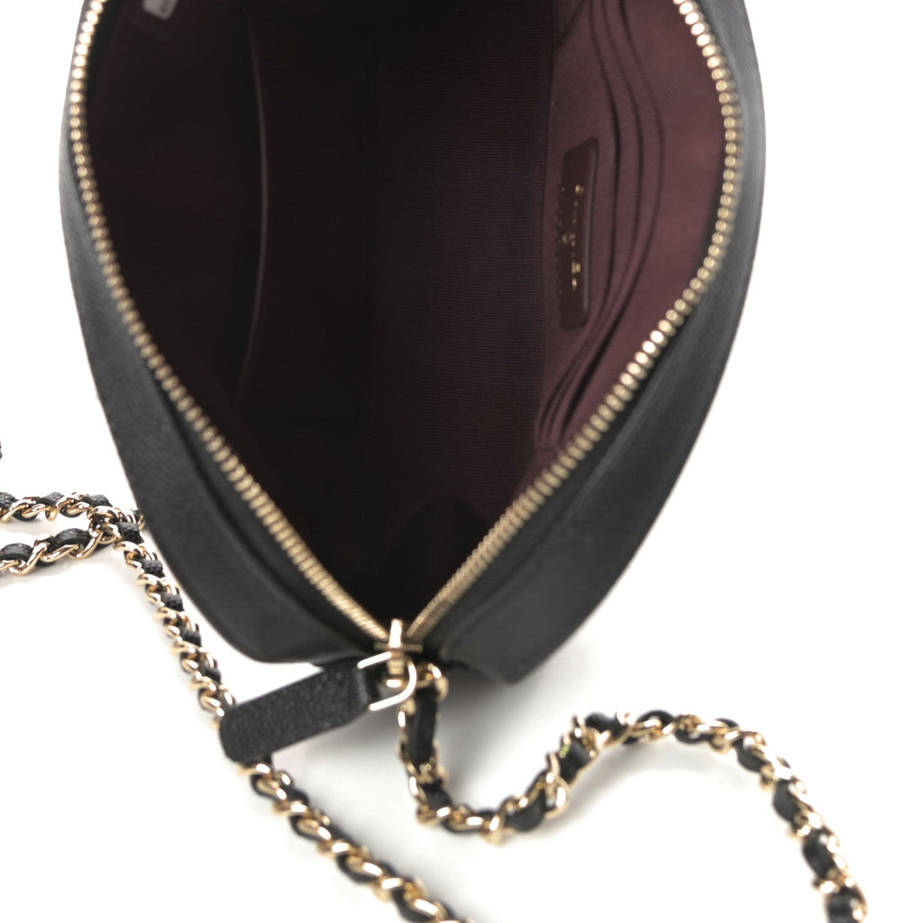 CHANEL Caviar Quilted Vanity With Chain