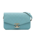 Chanel Caviar Thread Around Chain Flap