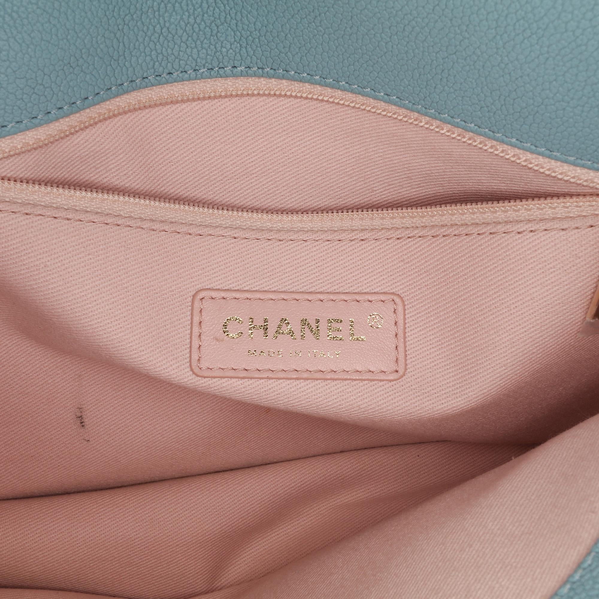 Chanel Caviar Thread Around Chain Flap