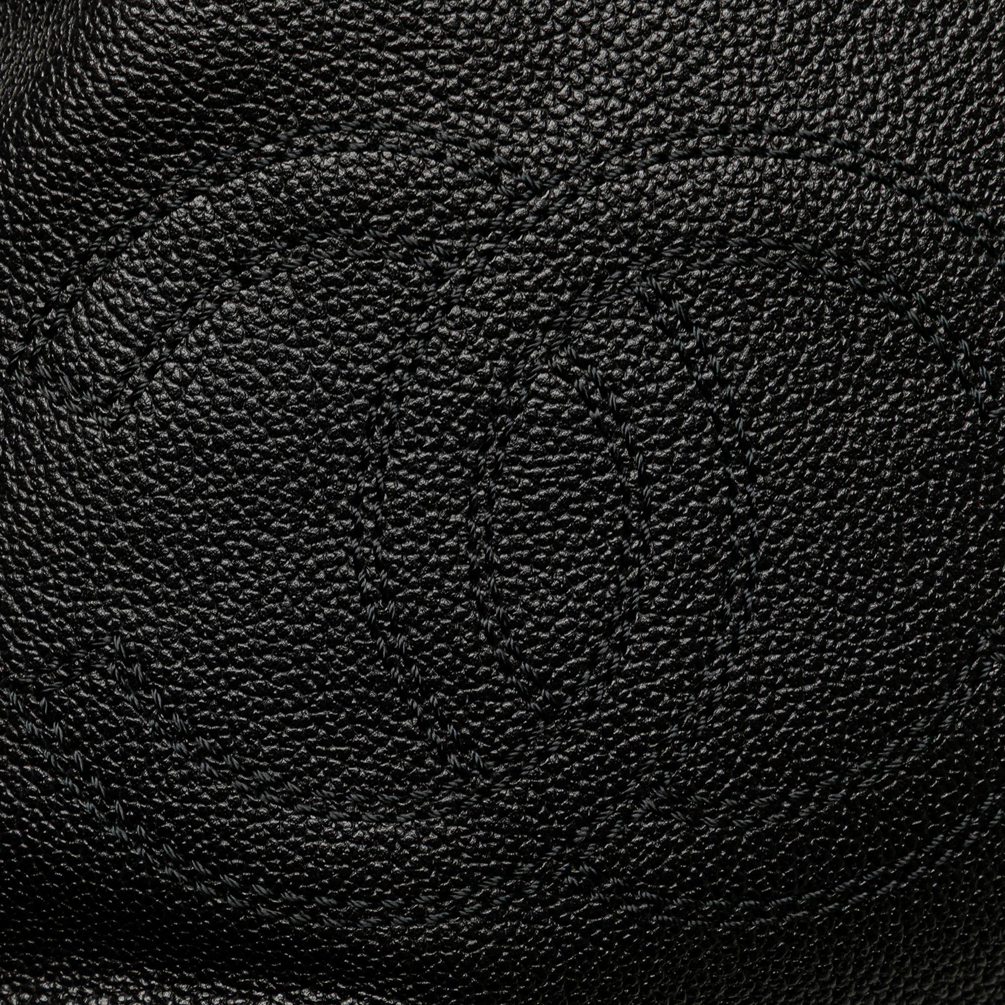 Chanel Caviar Tortoise Chain Fold Over Shoulder Bag