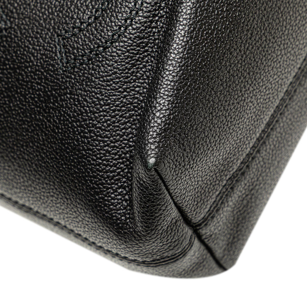 Chanel Caviar Tortoise Chain Fold Over Shoulder Bag