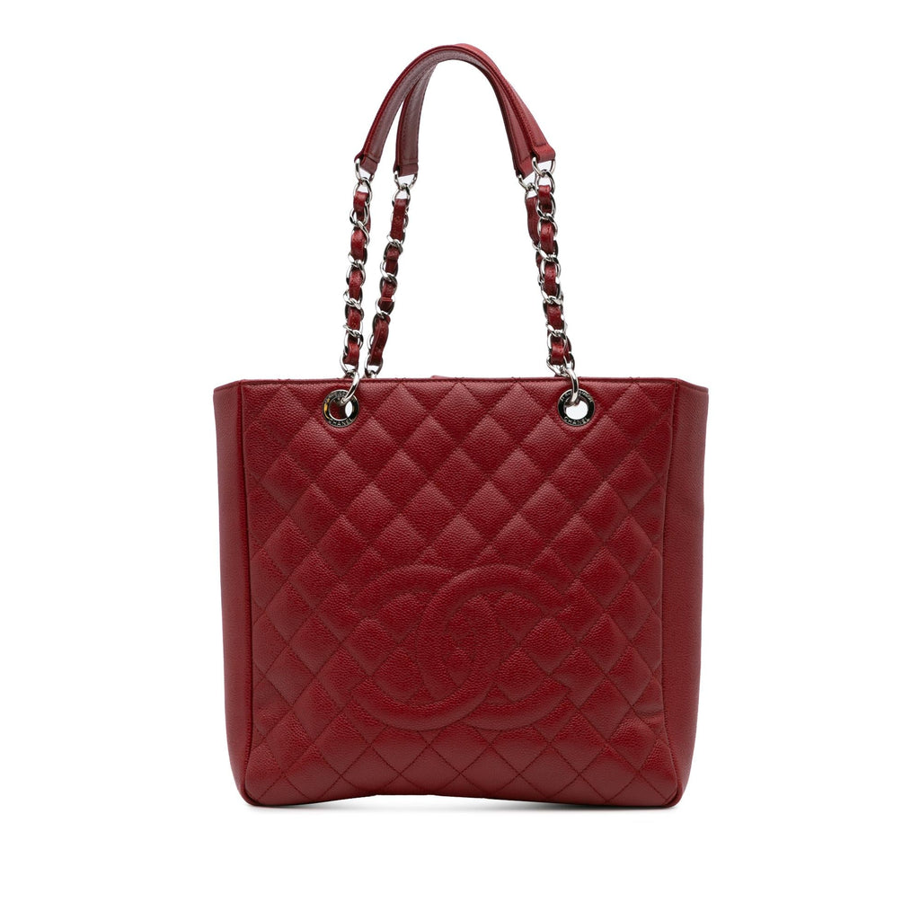Chanel Caviar Vertical Grand Shopping Tote