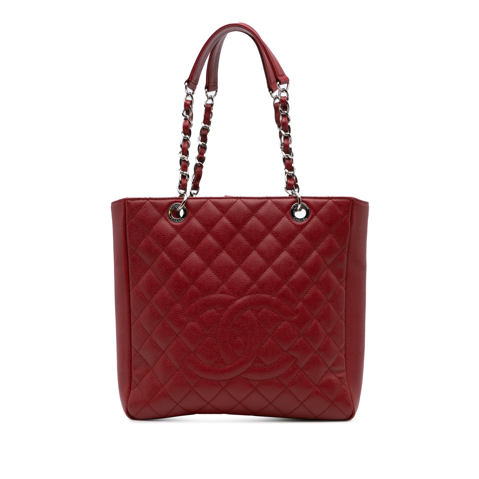 Chanel Caviar Vertical Grand Shopping Tote