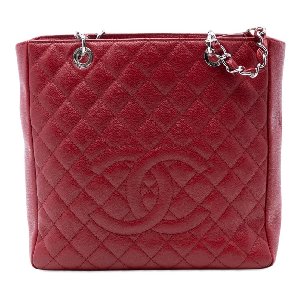 Chanel Caviar Vertical Grand Shopping Tote