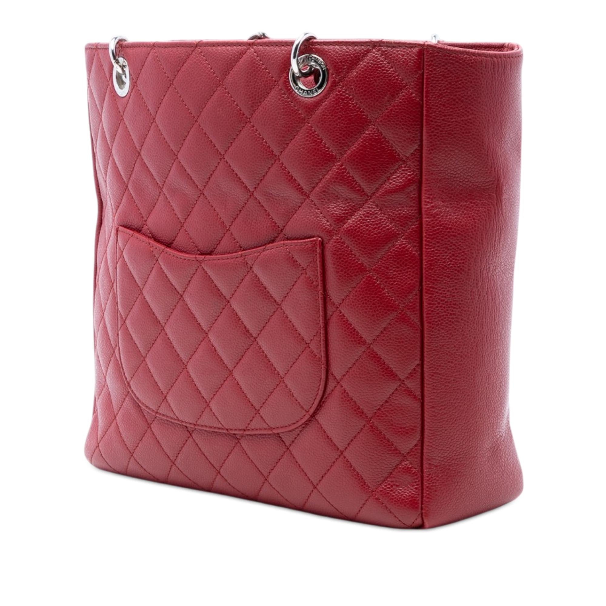 Chanel Caviar Vertical Grand Shopping Tote