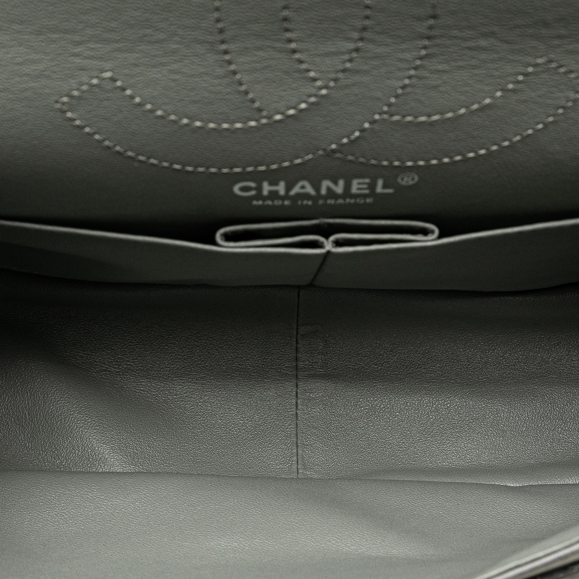 Chanel Caviar and Iridescent Calfskin Reissue 2.55 Double Flap 226