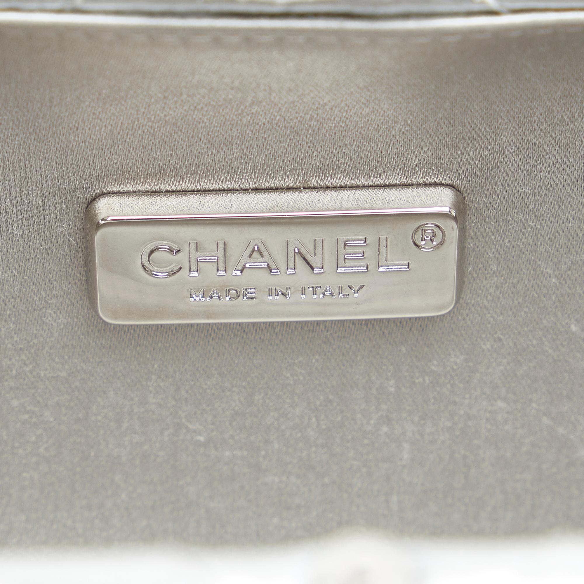 Chanel Chain Fringe Leather Clutch Bag (SHG-groSid)