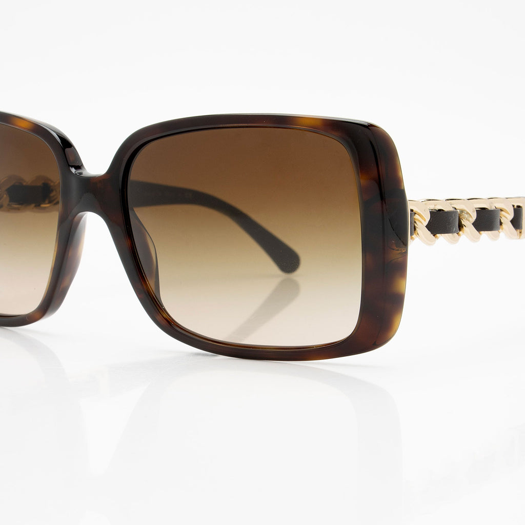 Chanel Chain Square Sunglasses