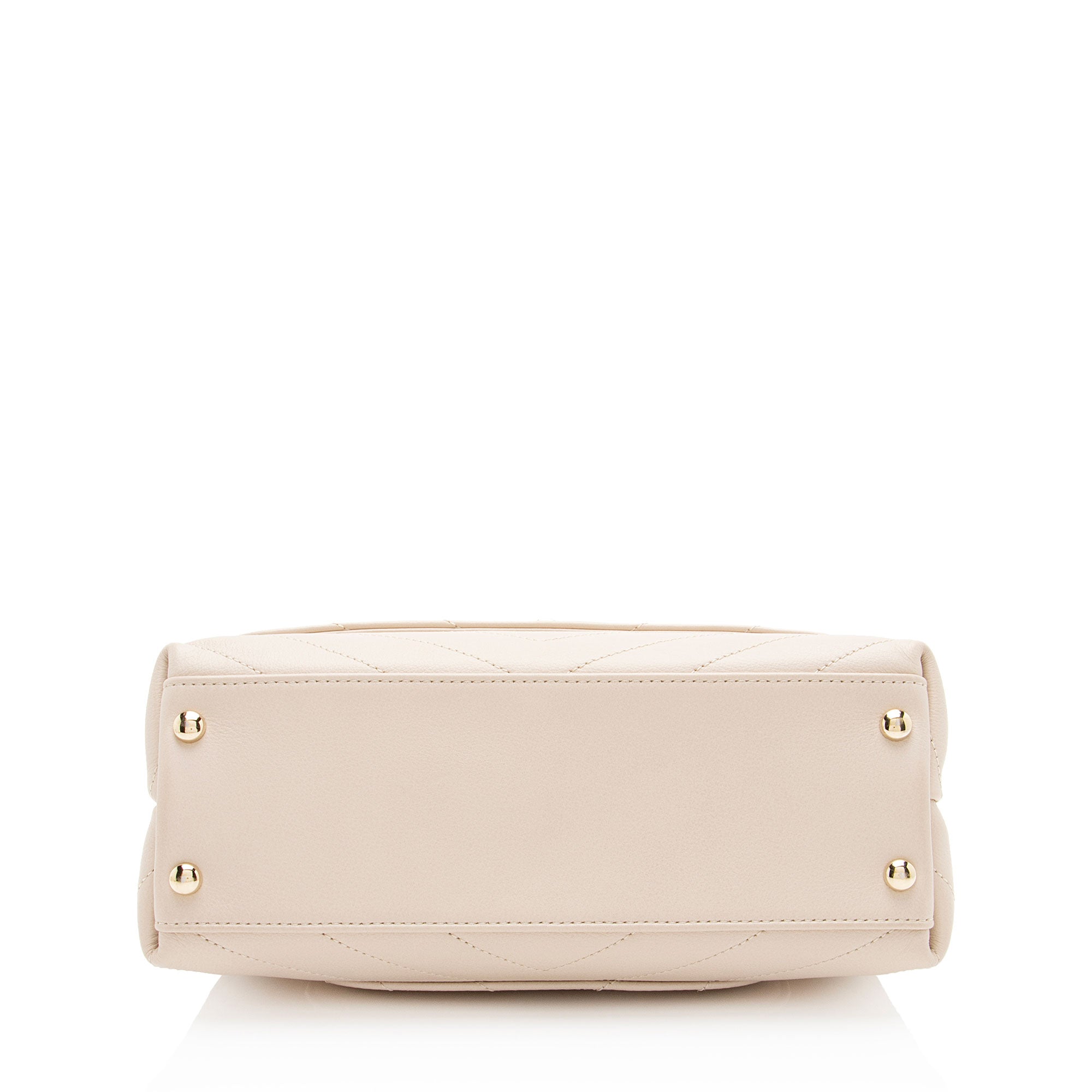 Chanel Chevron Calfskin Chic Small Top Handle