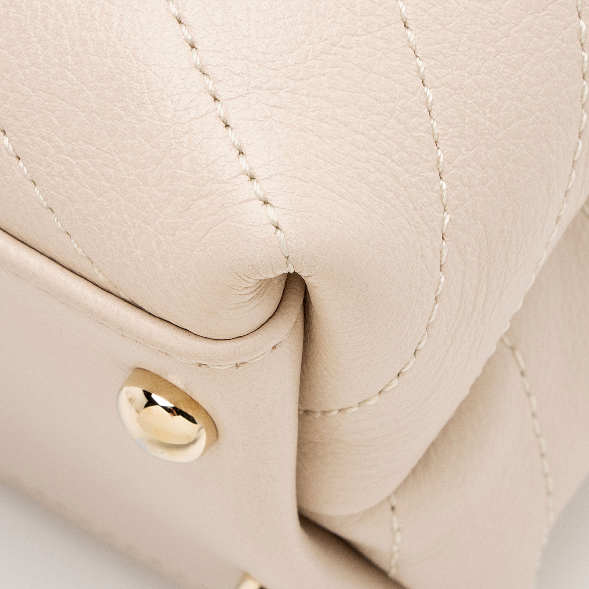 Chanel Chevron Calfskin Chic Small Top Handle
