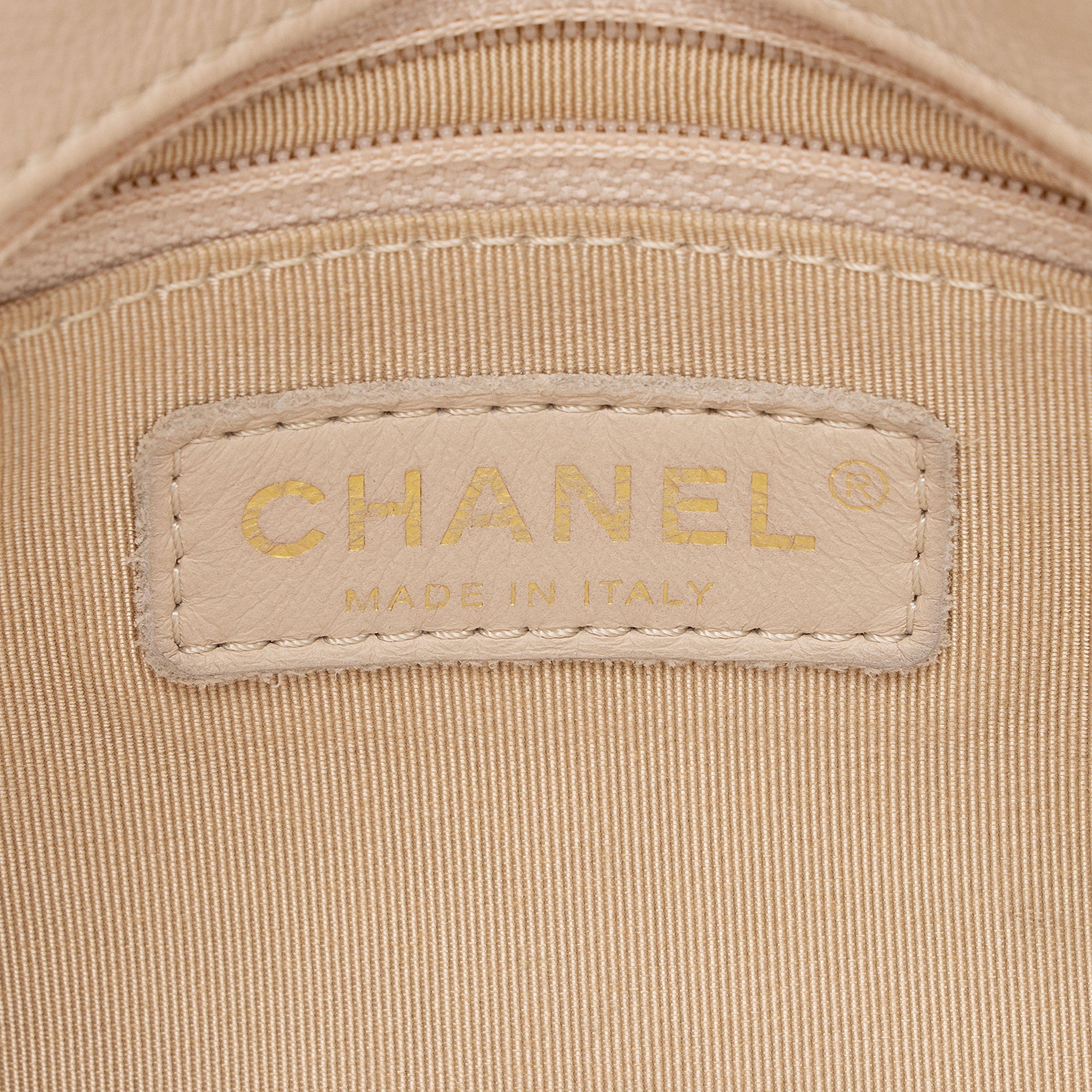 Chanel Chevron Calfskin Chic Small Top Handle