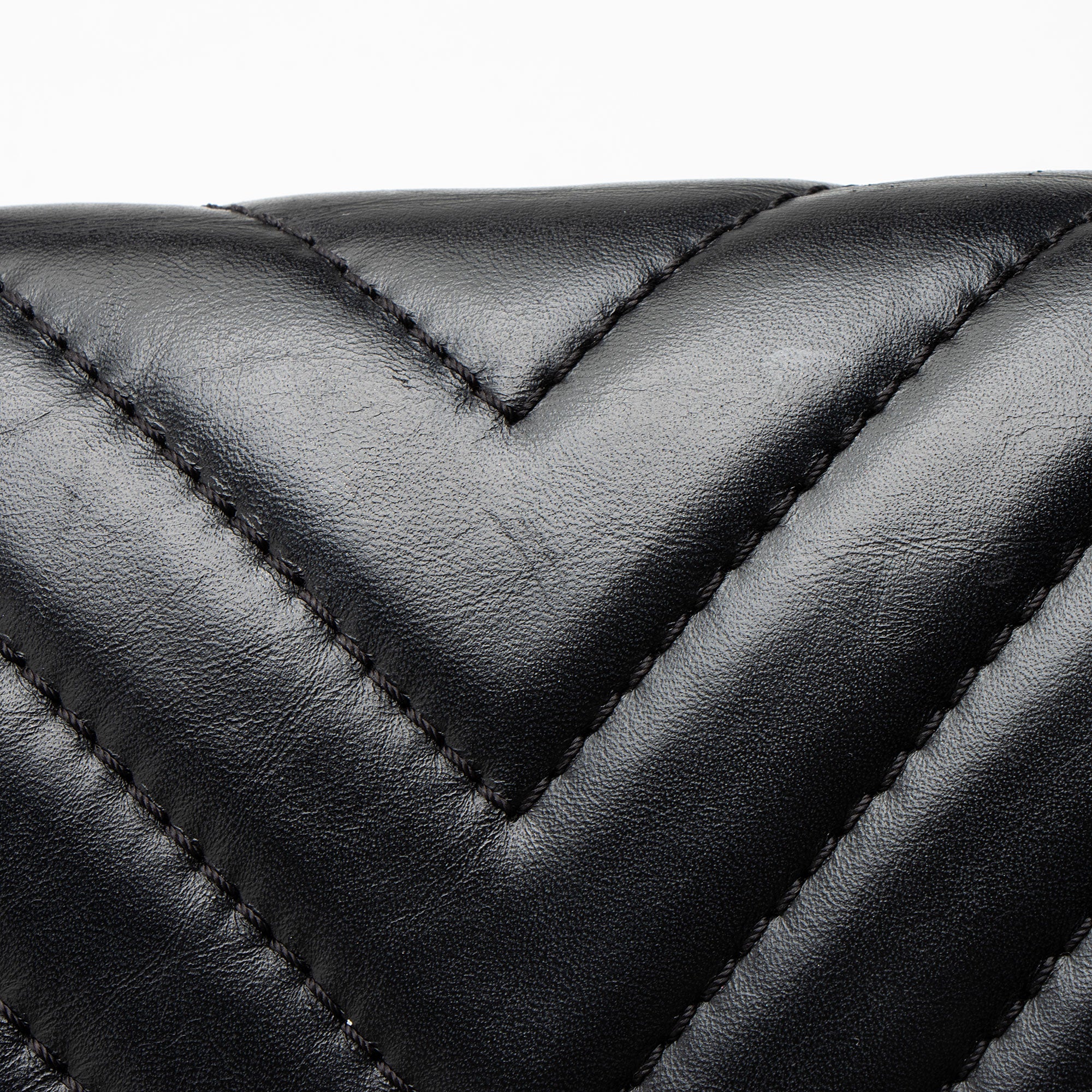 Chanel Chevron Calfskin Timeless Flap Top Handle