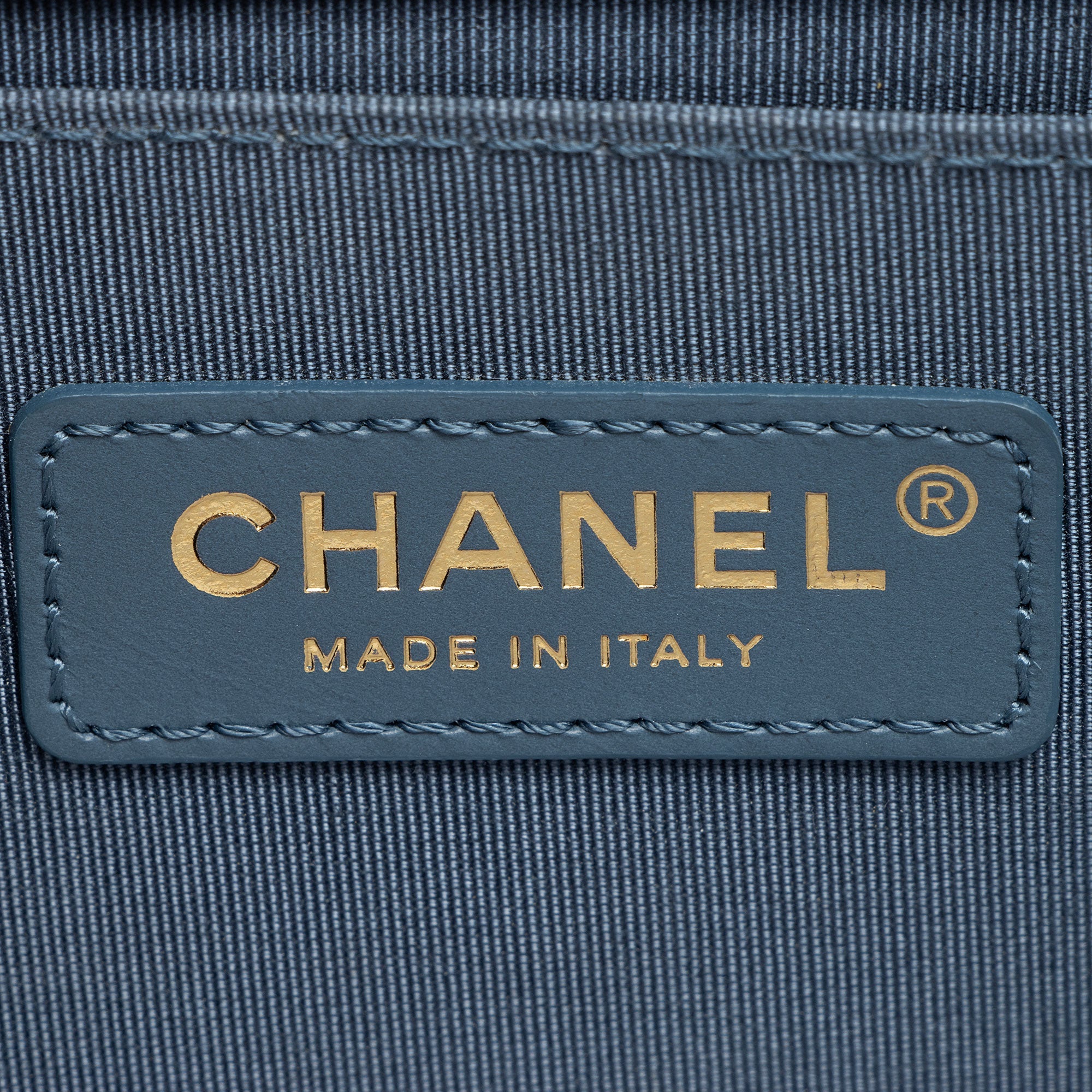 Chanel Chevron Caviar Leather Old Medium Boy Bag