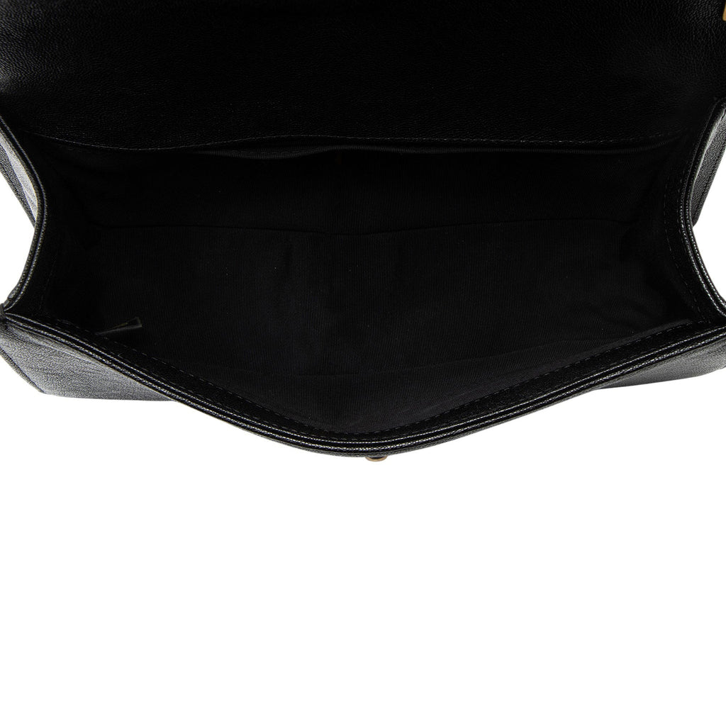 Chanel Chevron Caviar Leather Old Medium Boy Bag