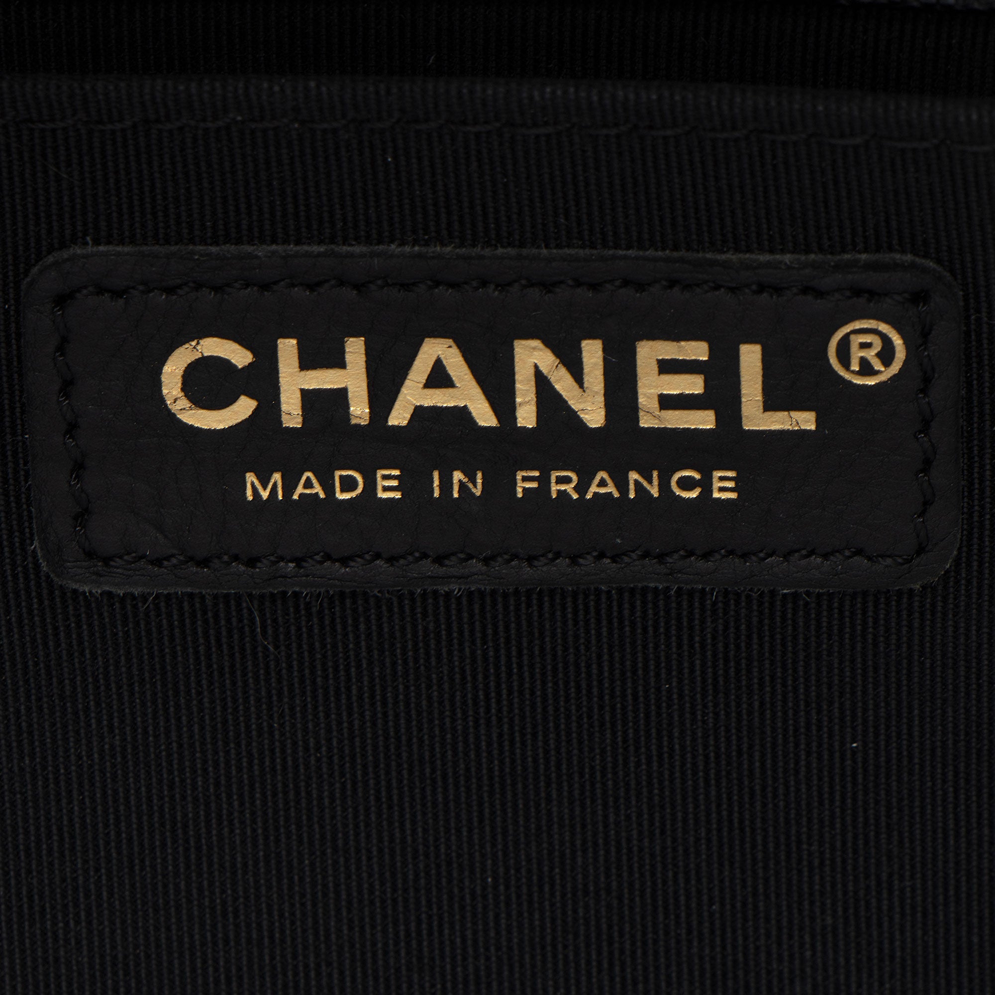 Chanel Chevron Caviar Leather Old Medium Boy Bag