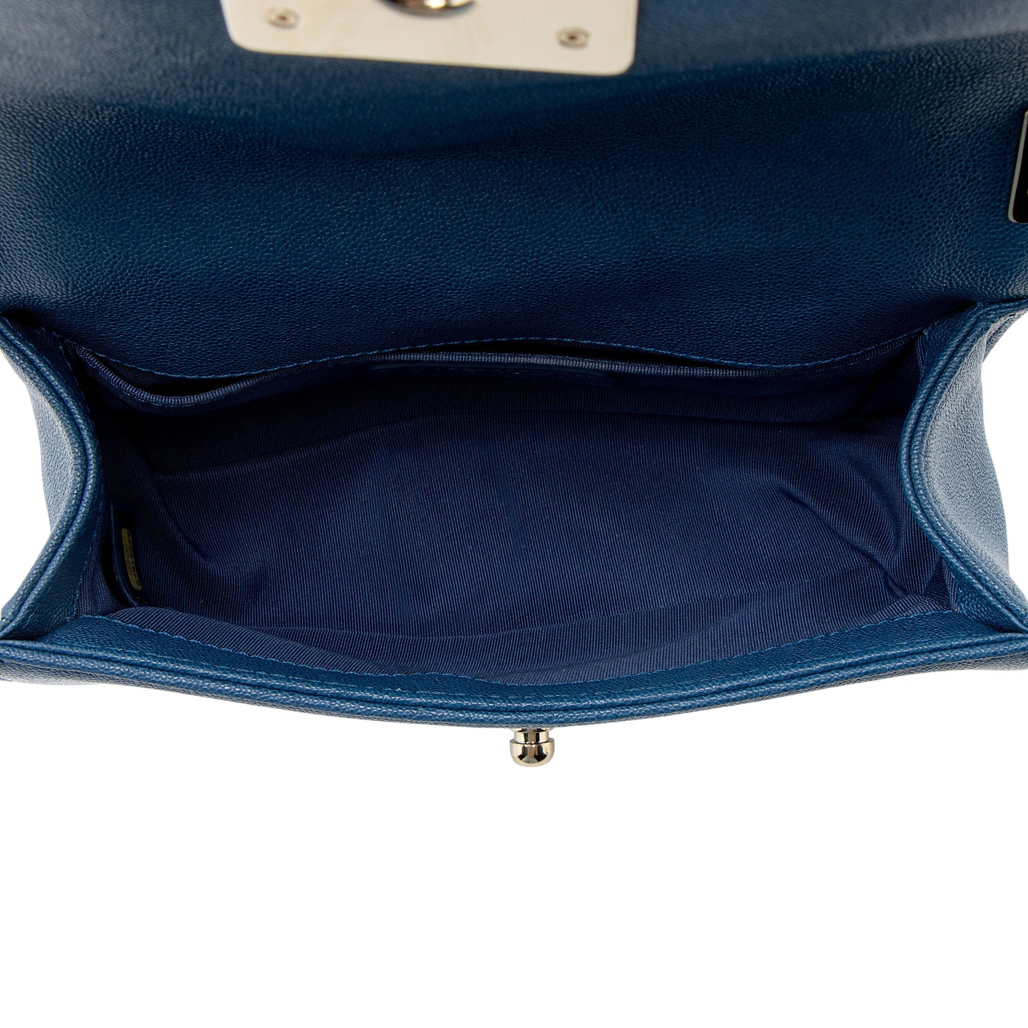 Chanel Chevron Caviar Leather Small Boy Bag
