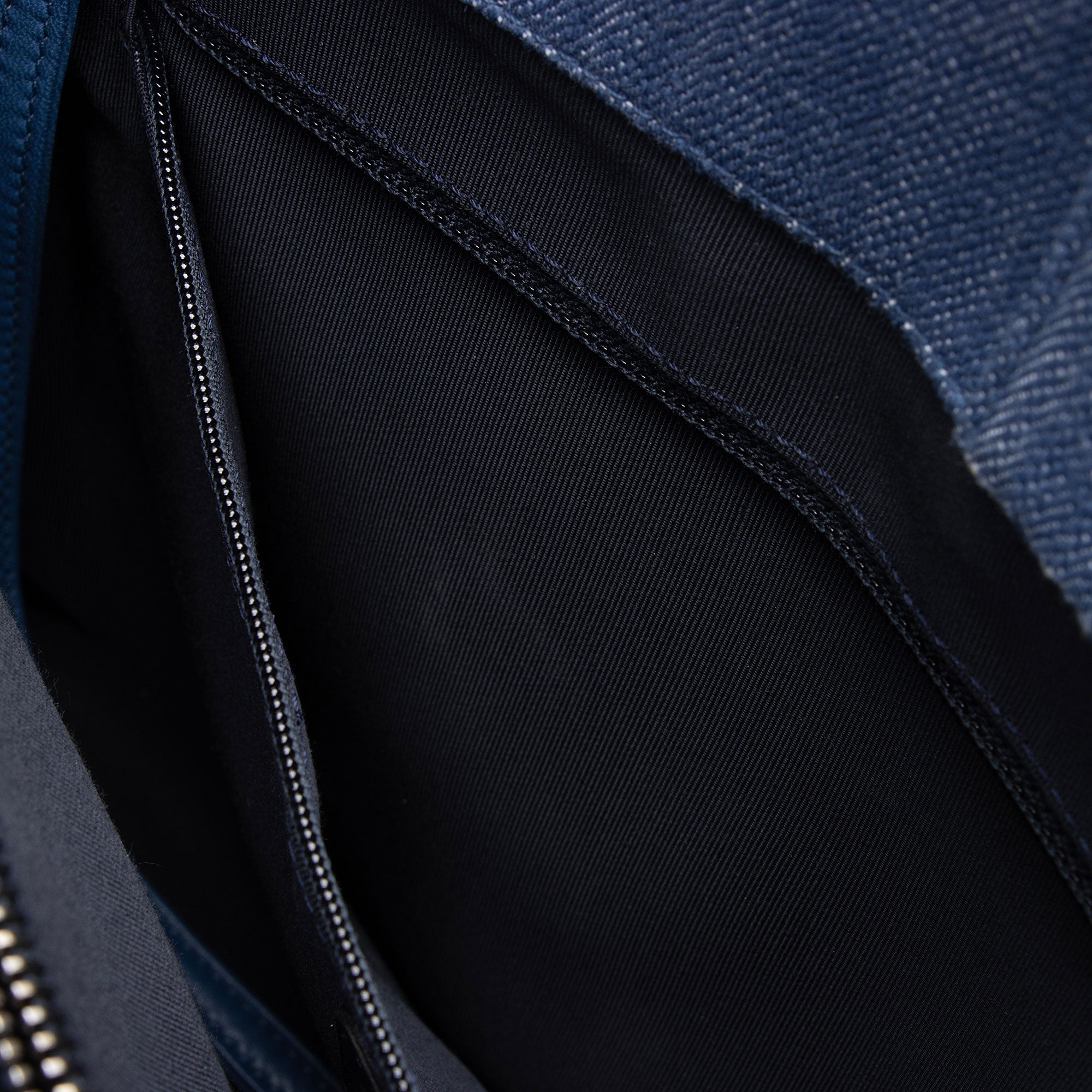 Chanel Chevron Denim Boy Tote