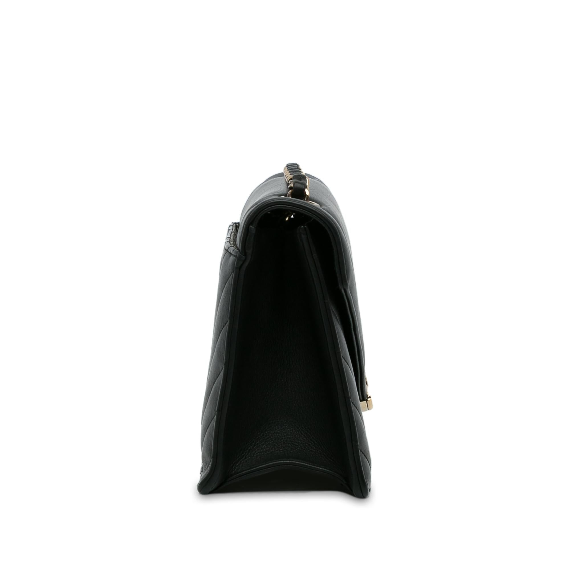 Chanel Chevron Envelope Flap (SHG-mceTlE)