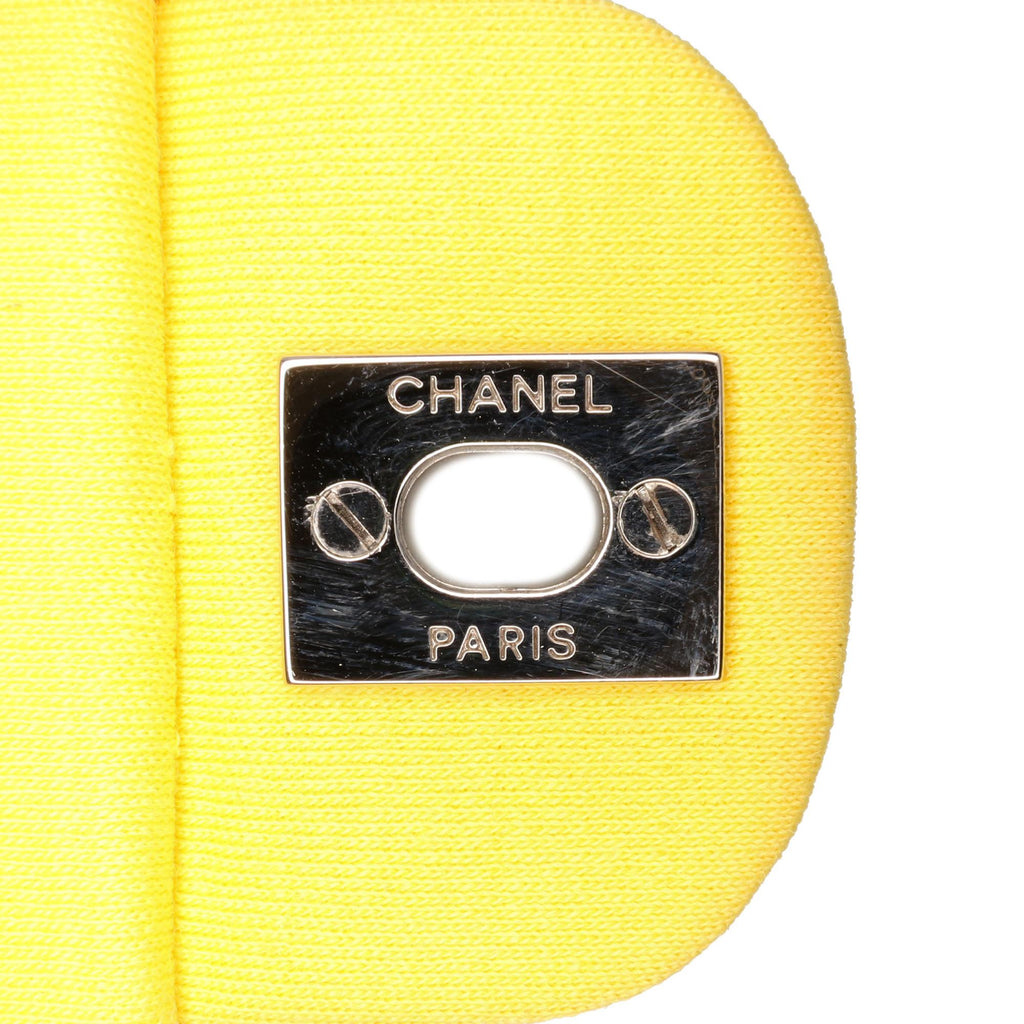 Chanel Chevron Jersey East West Flap