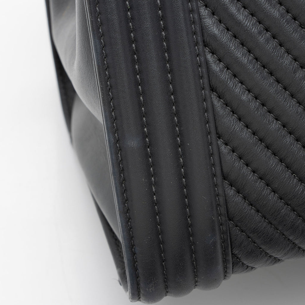 Chanel Chevron Lambskin Boy Shopping Tote