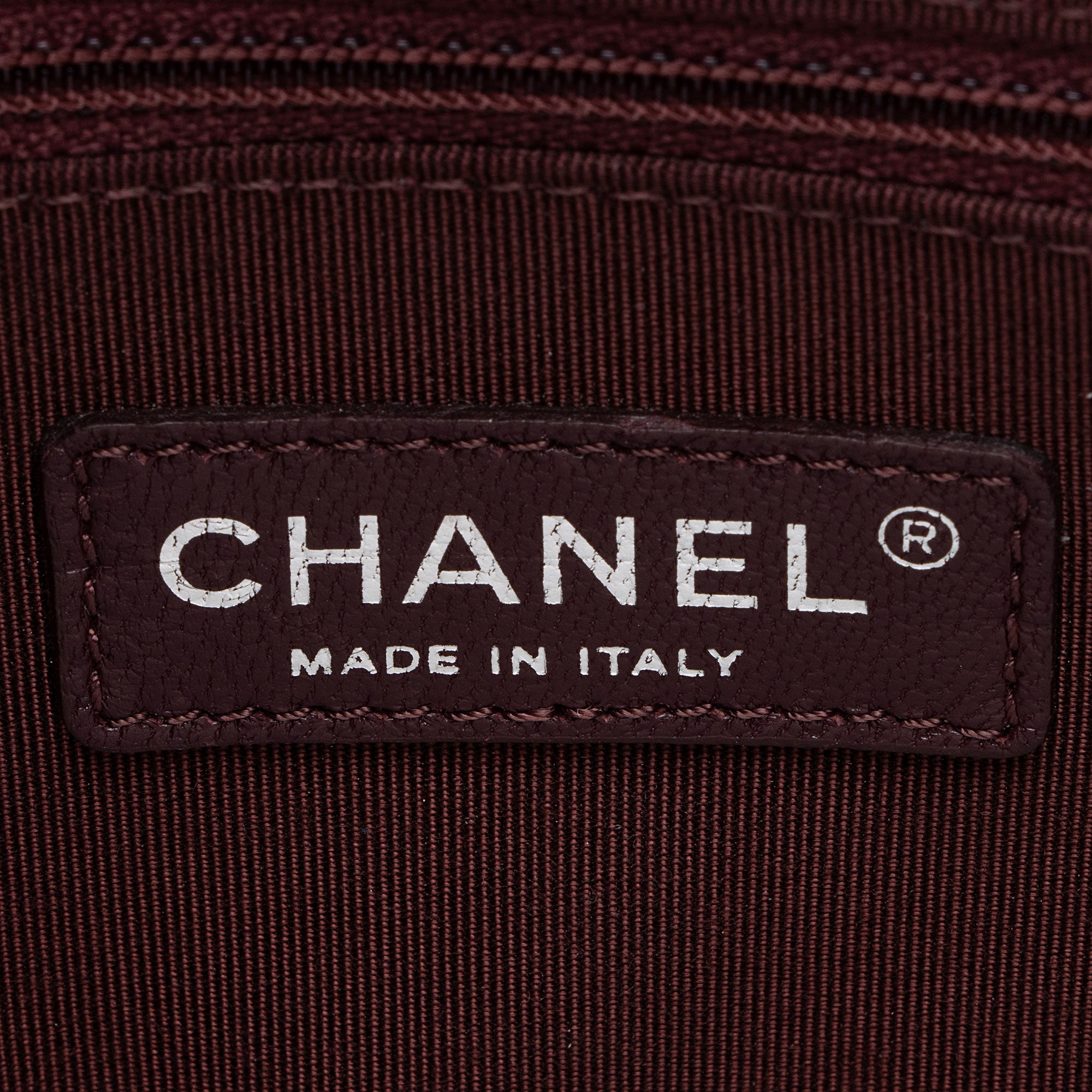Chanel Chevron Lambskin Boy Shopping Tote